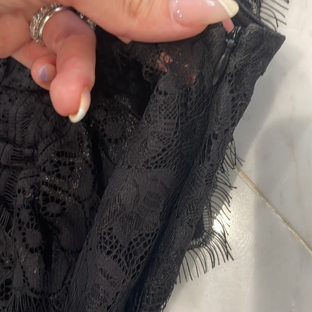 BNWT Zara black lace long dress - Picture 5 of 10